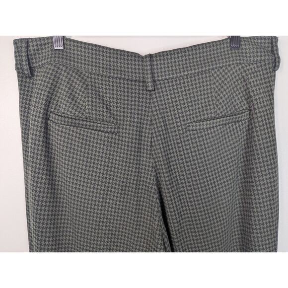 NWT Universal Standard  Cigarette Ponte Pant in Forest Houndstooth - Picture 6 of 9